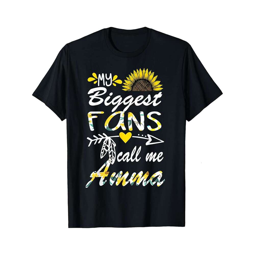 Designer T shirt Sunflower Nana Est 2023 Floral Nana To Be Sunflower - 220g Tshits