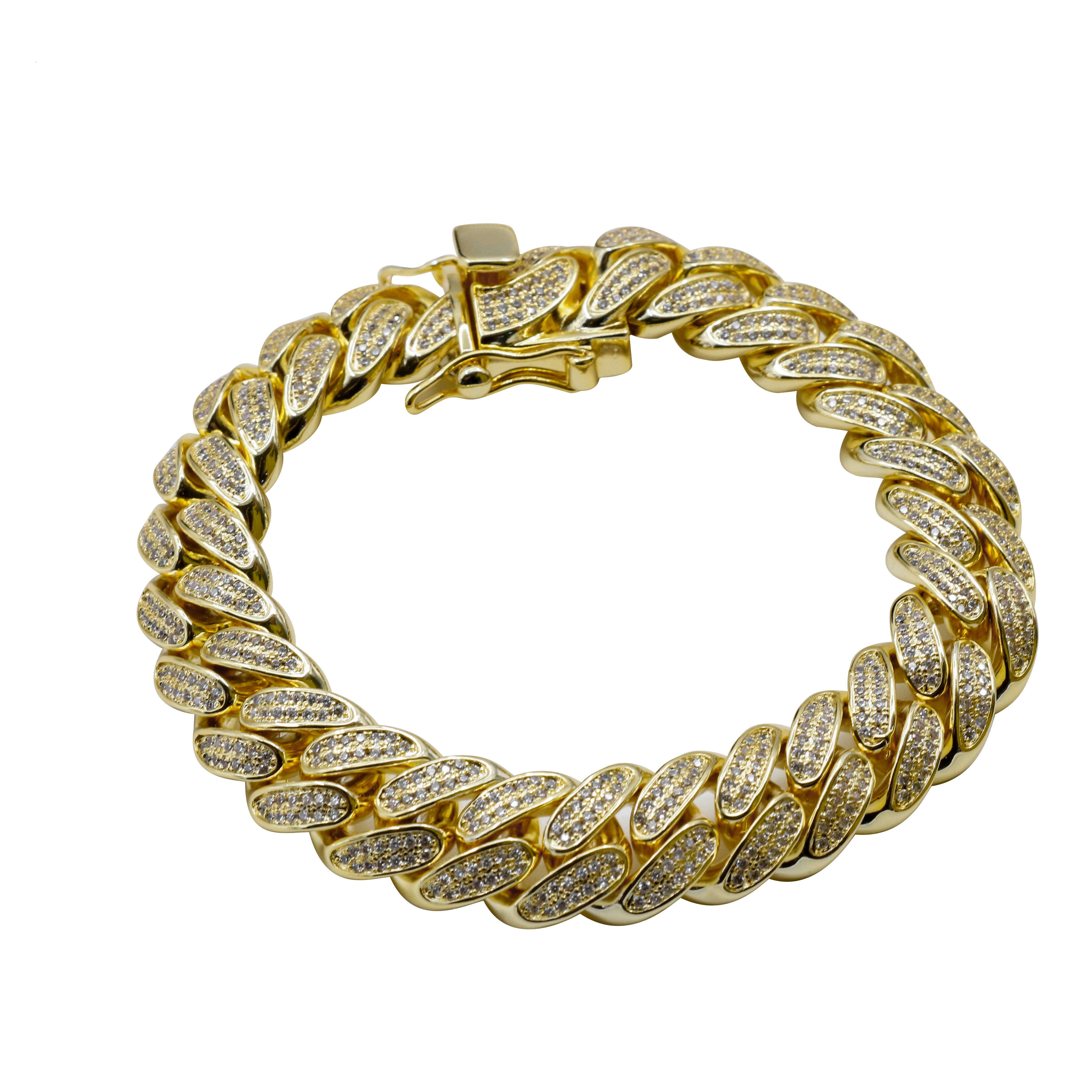 Jewelry Cuba Chain Necklace Fashion Jewelry European Style Hip Hop Cuba Chain With Chain Street Accessories Tide Male Necklace