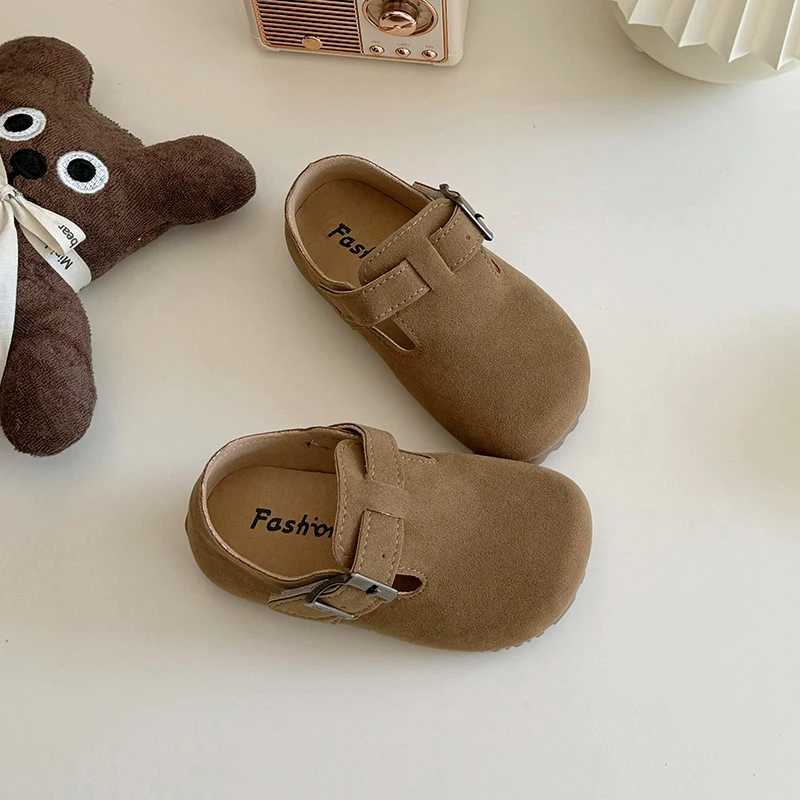New spring Fiat childrens buckle strap for daily life fashionable comfortable and beautiful version high-quality British retro shoes X250409