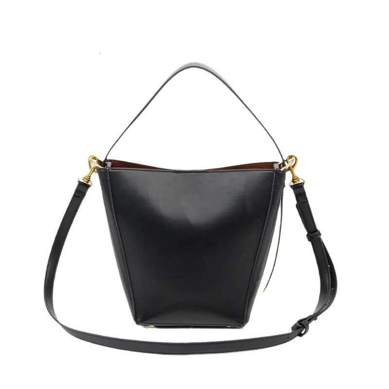 Meet You Woman Bucket Solid Color Soft Pu Leather Handbag Brand Design Casual Shoulder Crossbody Bag 2 Piece/Set 2025