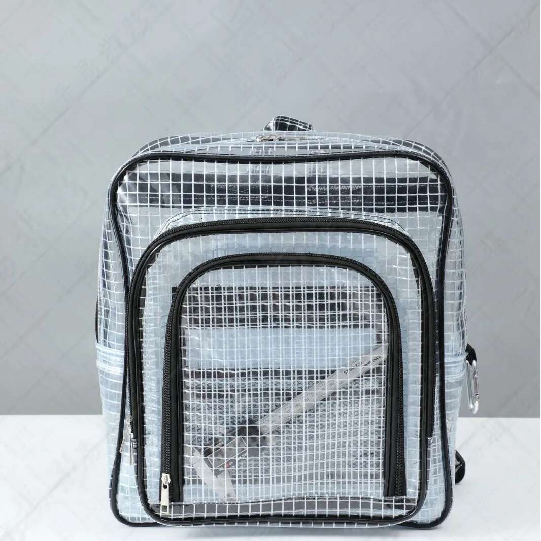 Transparent Dust-Free Clean Backpack, Waterproof Crossbody Bag, Anti-Static PVC Mesh Backpack