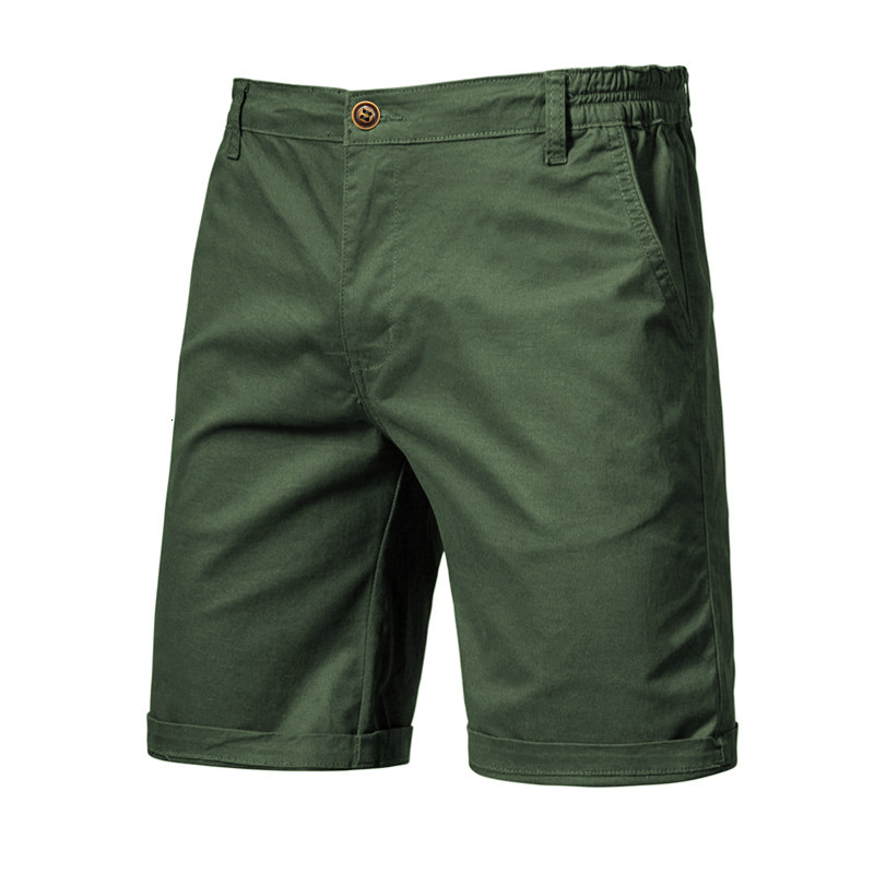 2025 New Designer Men Shorts Summer New Cotton Casual Shorts For Straight Sleeves Slim Fit 5/4 Pants Large Solid Color Men Wear