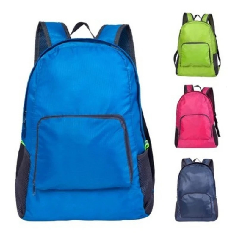 Unisex Foldable Backpack Travel Bag Lightweight Shoulder Backpacks Portable Outdoor Hiking Camping Sport Climbing Organizer Bags 250407