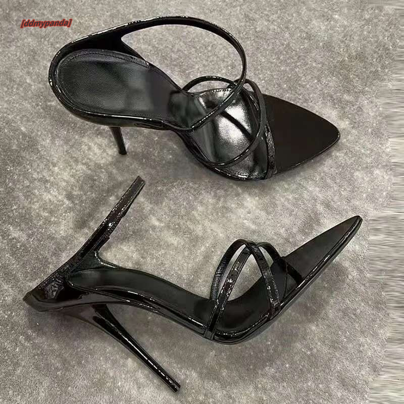 2025 Super Thin Women Pumps Ankle Cross Strap Sandals Ladies Pointed Toe High Heels Dress Party Shoes ddmypanda