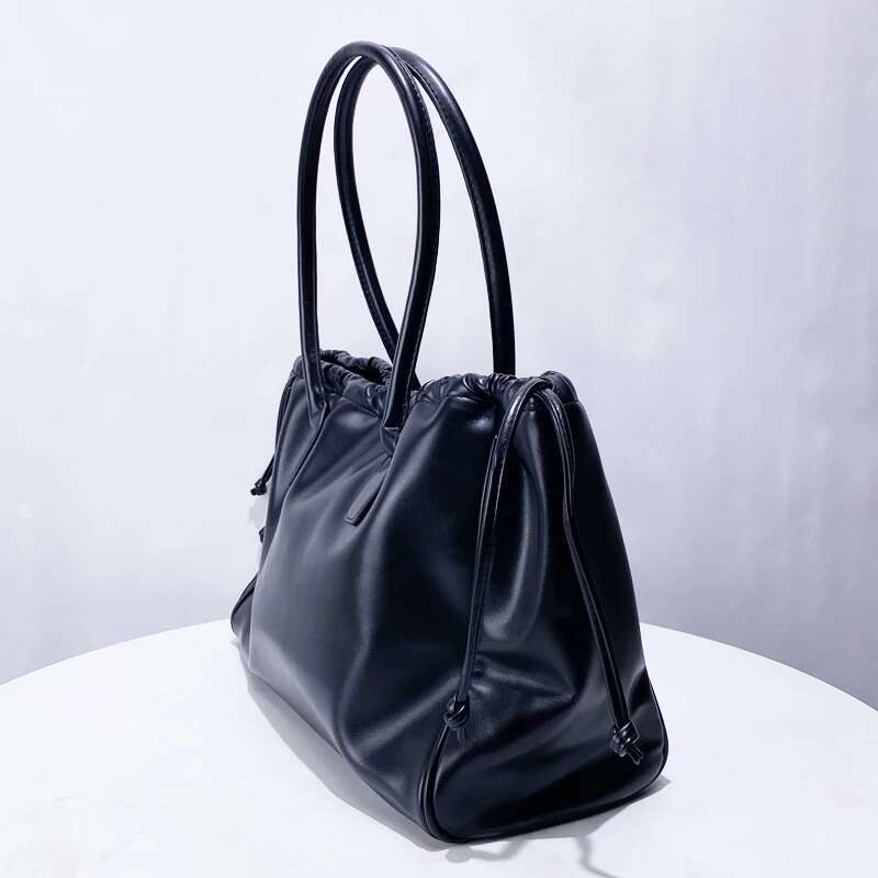 Large Capacity Tote Big Bags For Women Designer Handbag Purse 2024 New In Vintage Soft Simple Commuting Underarm Shoulder