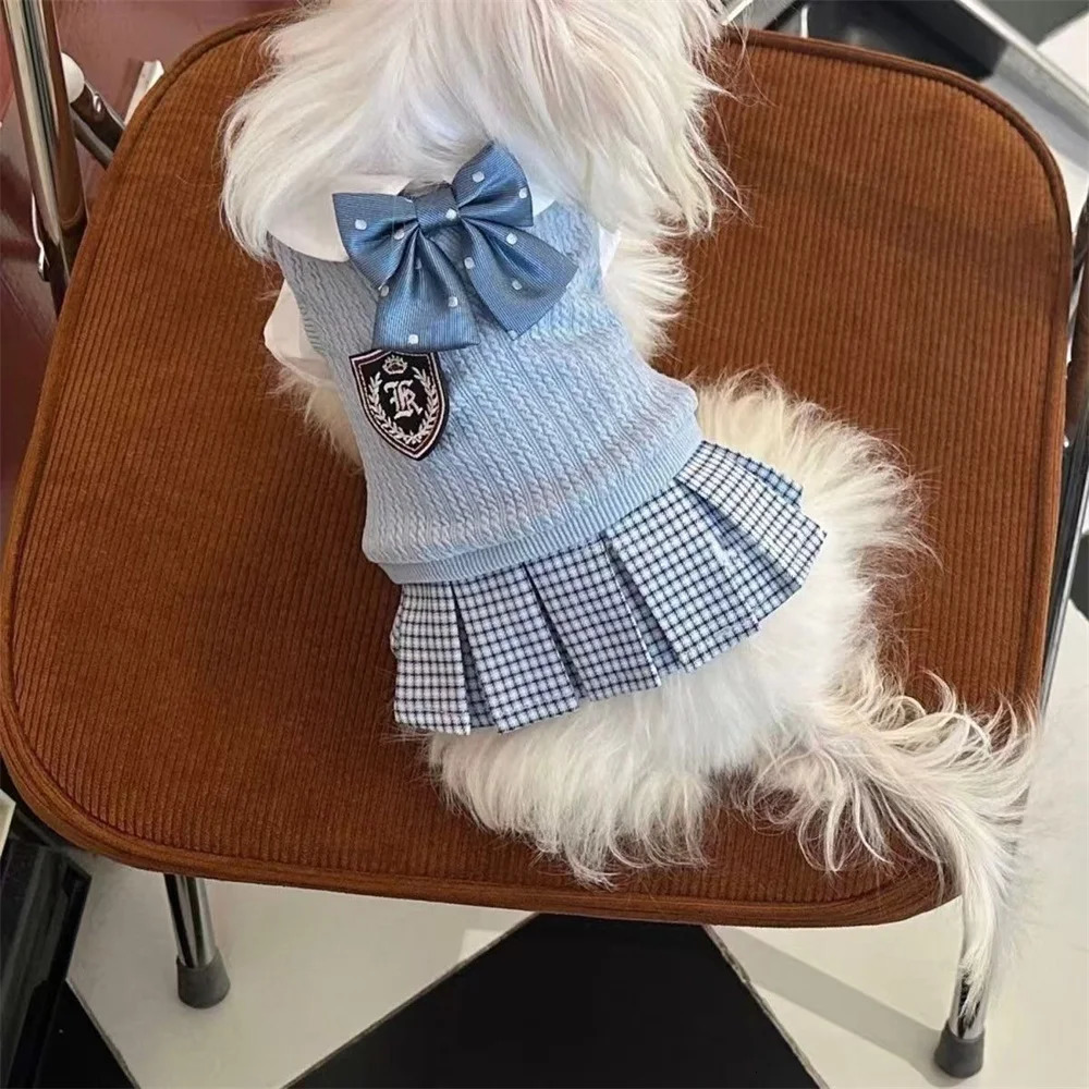 Pet fashion and beautiful Jk mesh dress for dogs and cats clothing and supplies for dogs pet clothing 250409