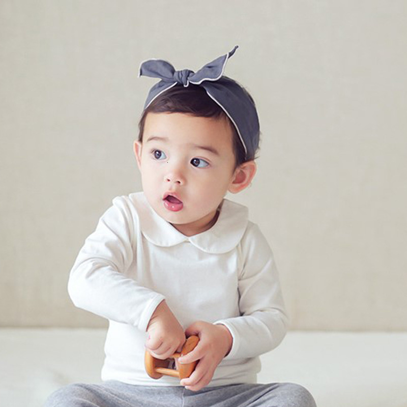Ddmyshoesvip Baby Base Shirt Boys Girls Aged Doll Neck Top Spring And Autumn Long Sleeved Cotton T Shirt