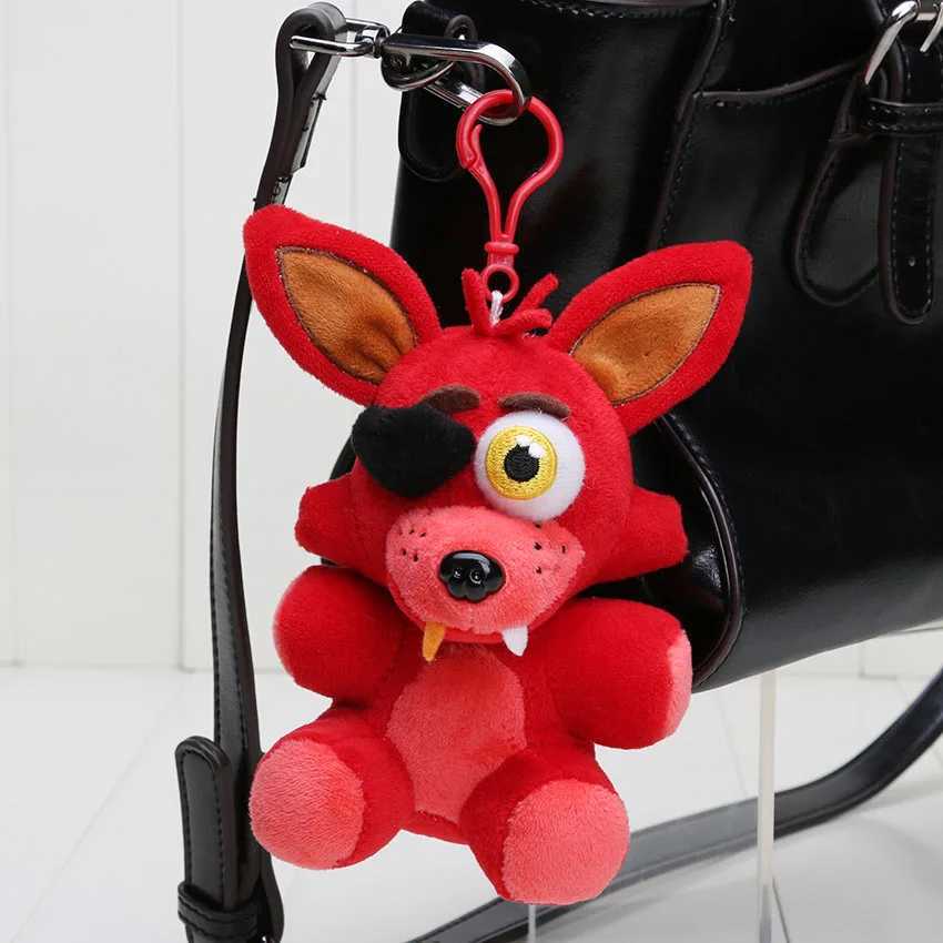 15cm Ted Bear Plush Keychain Cute Fazbear Stuffed Doll Plush Bear Pendant Gift Creative Party OfferXJ250409