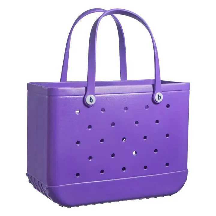 XL Eva Beach Boggs Bag Waterproof Extra Large Tote Bag Beach Basket Wen Picnic Handbag 48cm XL Tote Bag Rubber shopping Bags Z25040936