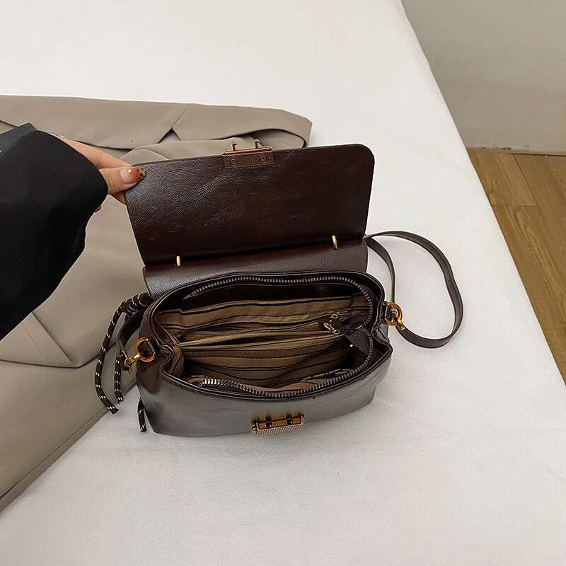 Fashion Women Leather Handbag Famale Top Handle Solid Shoulder Bags Simplicity Messenger Bag For Ladies