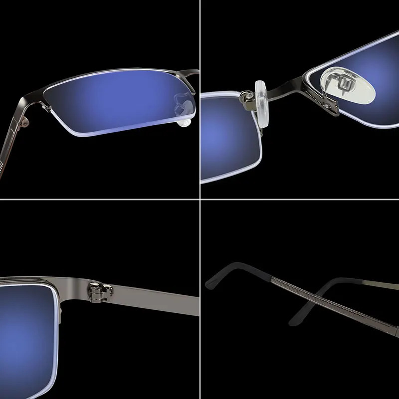 Mens Blue Light Blocking Glasses for Computer Eyeglasses Blaulicht Gaming Protection Blue Ray Goggles Anti Radiation Antiglare 250407