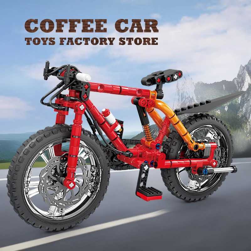 Mountain Motocross Motorcycle Assembly Playset - Educational Activity Gift for Young Enthusiasts