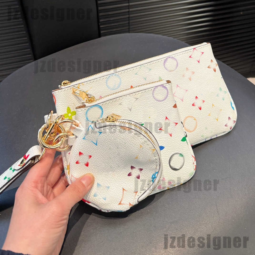 Three-piece Woman Clutch Bag Designer Women Purse Wallet Luxury All-match Lady Single Zipper Classic Purses Leather Wallets Womens Wallet Pouch Billfold