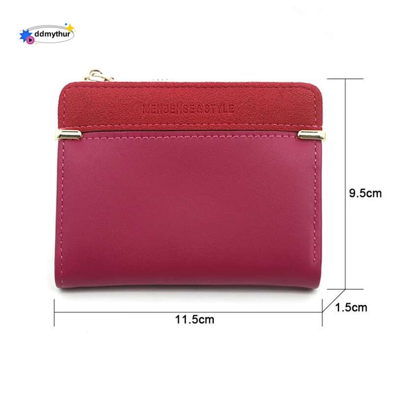 Women's Short Coin Purse Brand Wallets Woman Card Holder Small Ladies Wallet Female Hasp Mini Clutch for Girl ddmythur