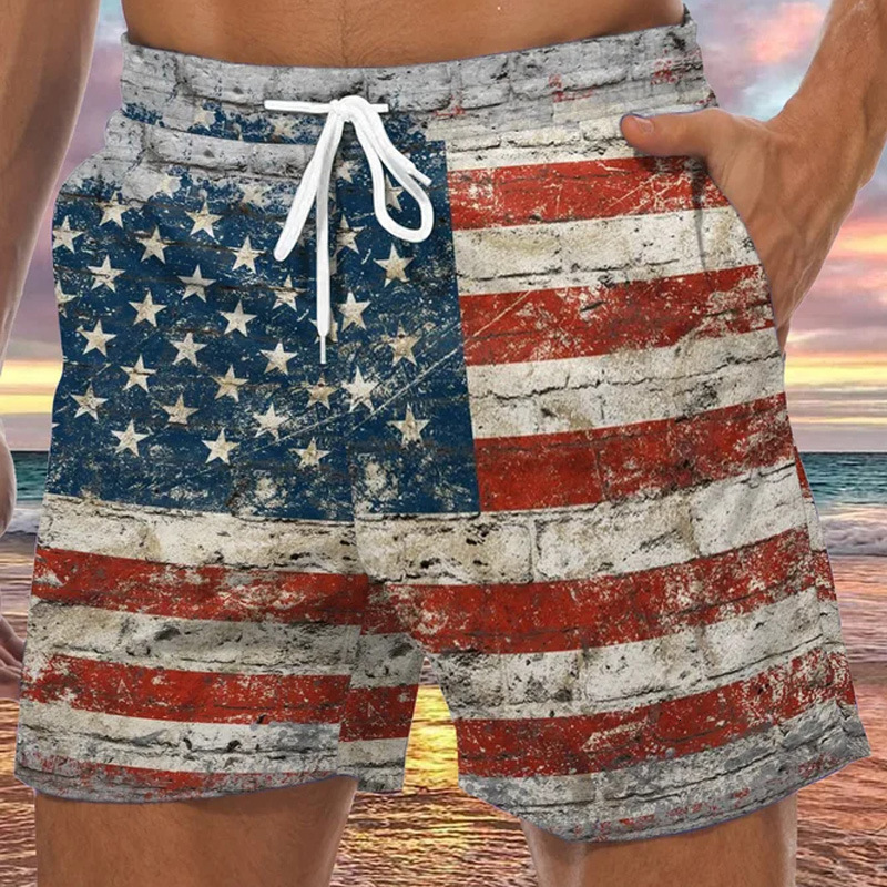 2025 New Designer Men Shorts Double Layer Inner Mesh Men Swimming Summer Beach Shorts