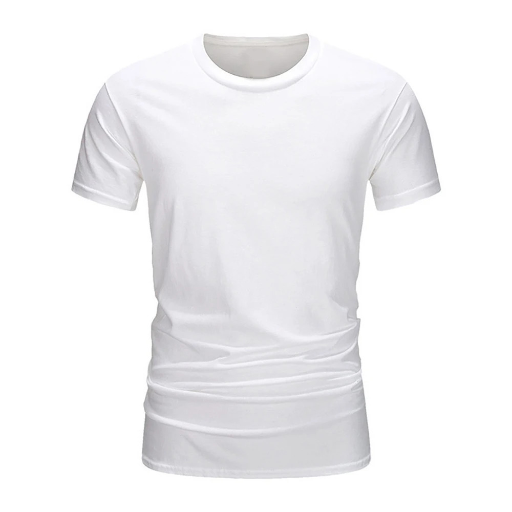 Mens cotton T-shirt summer mens T-shirt loose oversized T-shirt casual breathable short sleeved clothing 250402