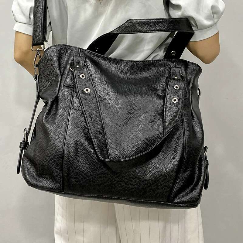 Female Hobo Handbag Large Capacity Shoulder Big Stylsih Tote Ladies Soft Leather Hobos Messenger Bags Women Shopper Bag