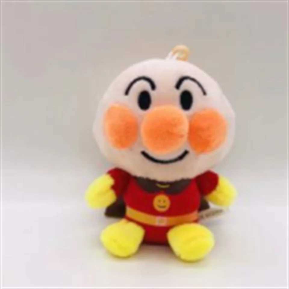 Japanese Bread Superman Bacteria Superman Blue and Orange Elf Cartoon 4-inch Plush Doll Toy PendantXJ250409