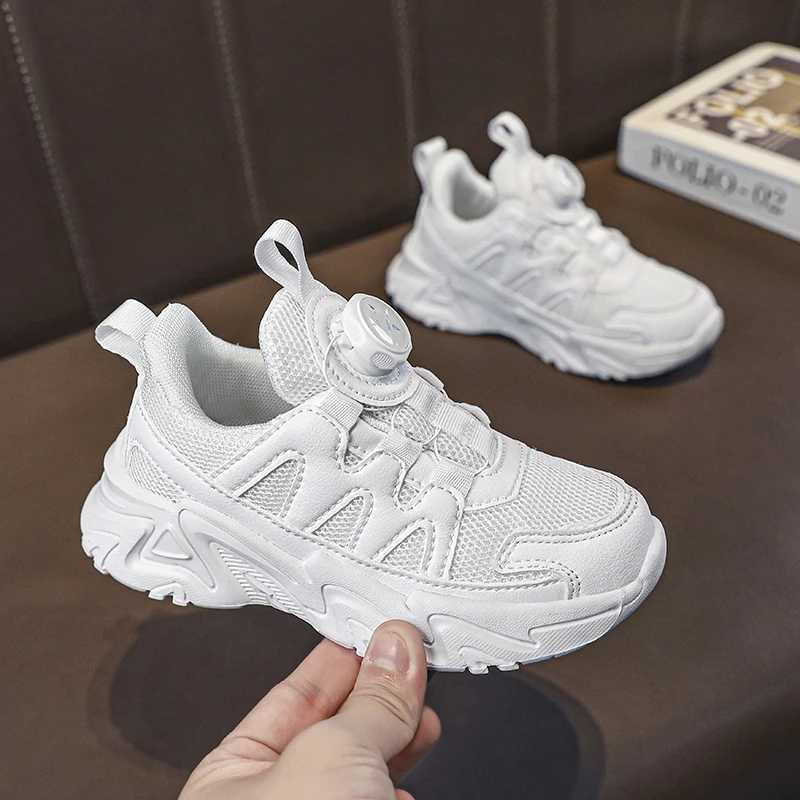 White childrens shoes girls sports shoes platform summer childrens casual sports shoes new short and chubby sports girls tennis shoes X250409
