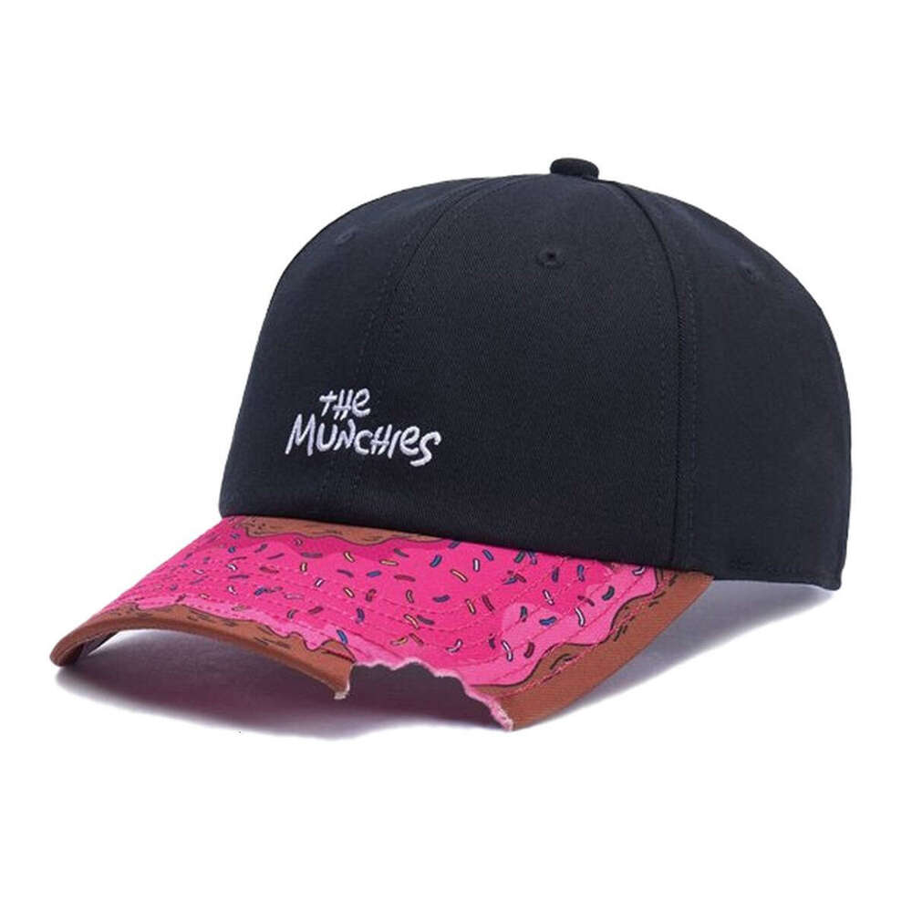 Bent Edge Missing Corner Snacks Munchies Baseball Cap Personalized Male And Female Adult Sunshade Adjustable Sports Hat