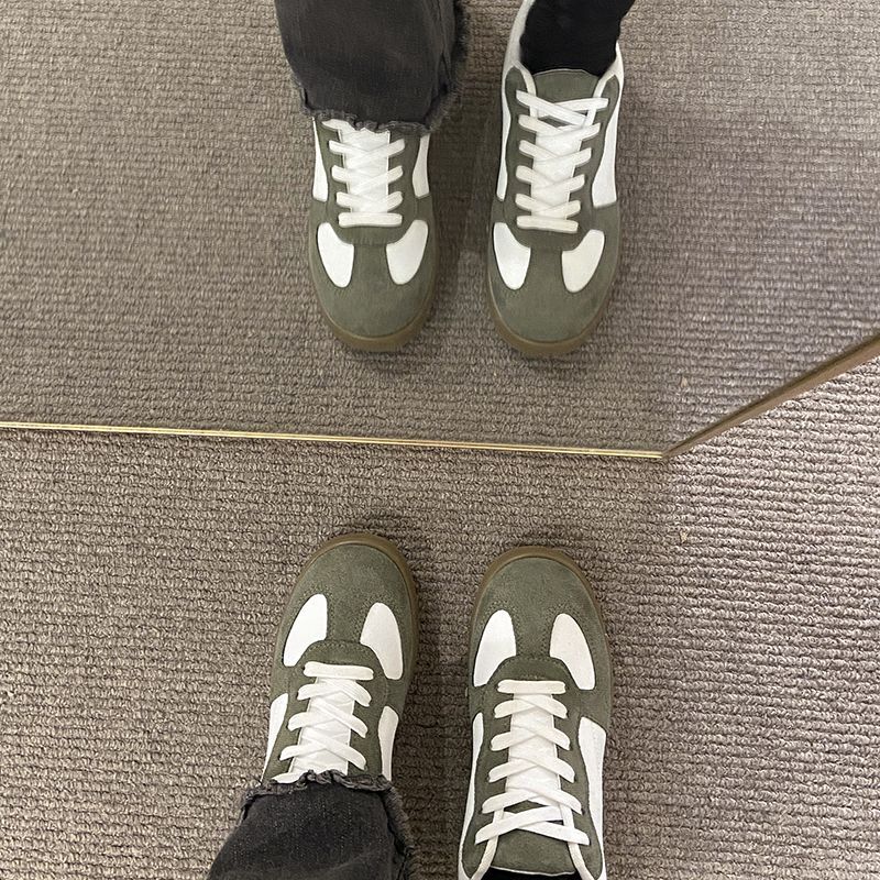 2025 New German Training Shoes Women's Running Sports Shoes Versatile Flat Board Shoes Student Campus Forrest Gump Shoes High