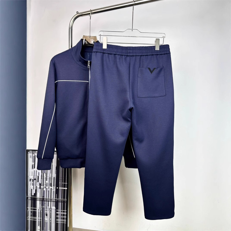 High Correct Version 25Fw Spring Winter New Men's Sports And Leisure V Home Space Cotton Trendy Luxury Set