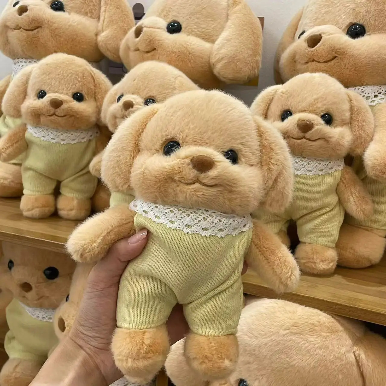 20cm Sylvanian Cute Poodle Baby Plush Toy Family Puppy Persian Cat Doll Toys Room Decoration Plush Kids Gift 251107