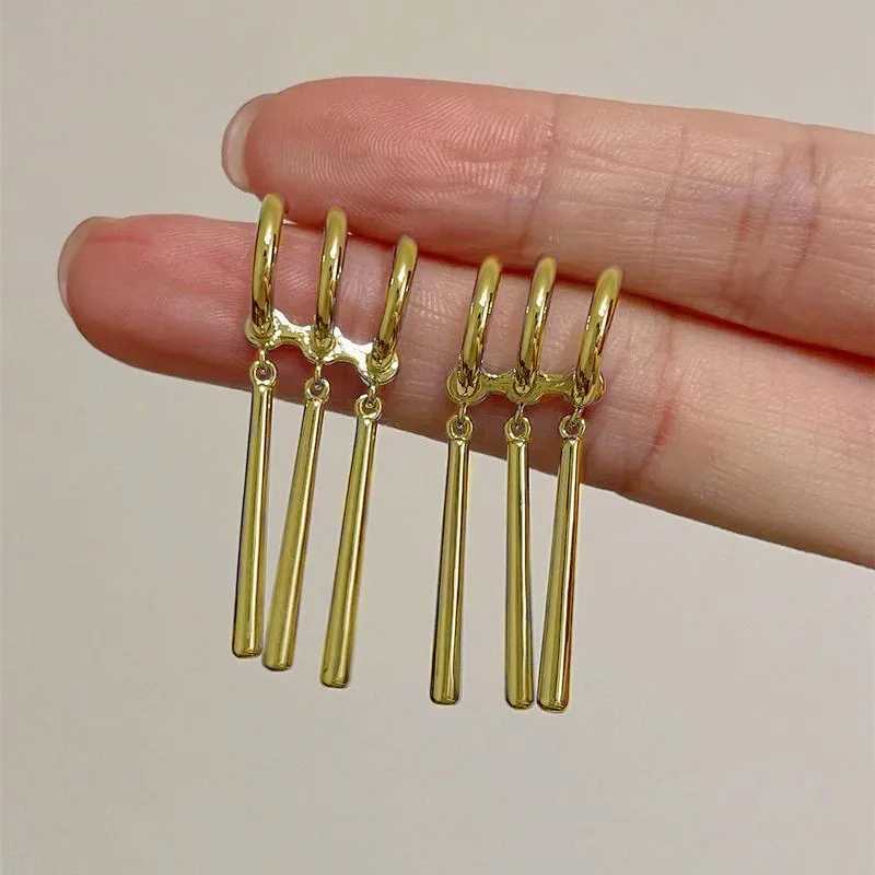 1Pair One Piece Zoro Anime Earrings Women Men Cosplay Earrings Piercing Jewelry Fashion Fake Triple Earring Dangle Long Earing Z250408