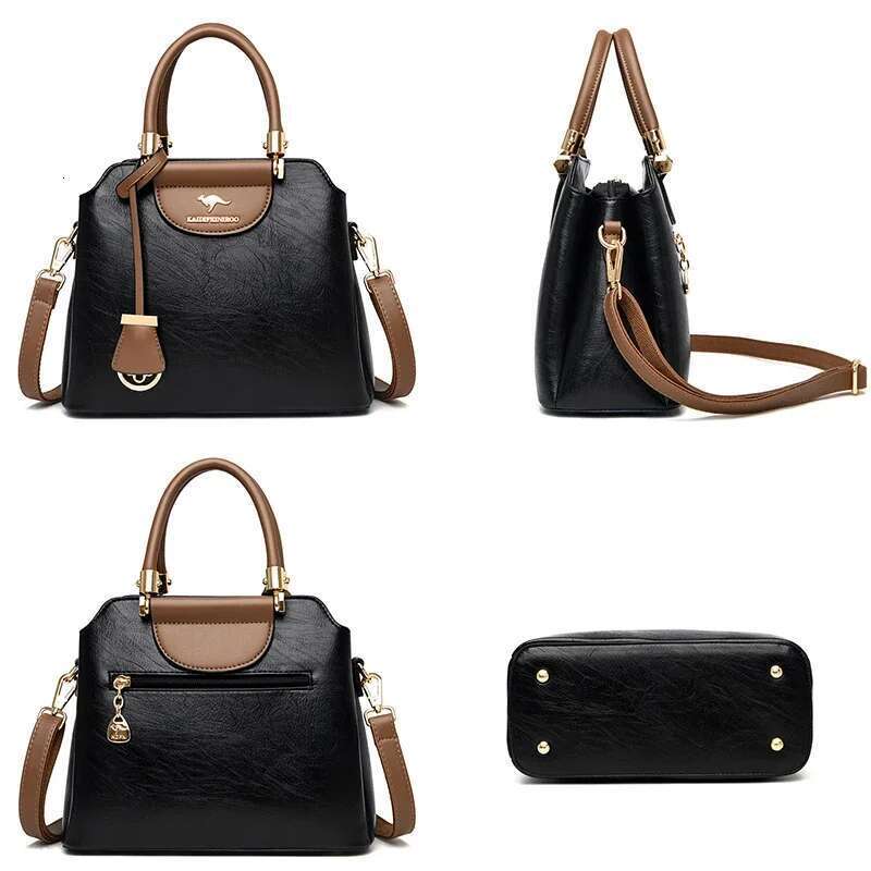 Casual Tote Quality Leather Small Crossbody For 2024 New Handbags Women Bags Designer Simple Shoulder Bag Sac