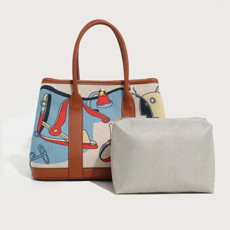 Canvas Fashion Handbag For Women Large Capacity Wide Shoulder Belt Crossbody Bags Female Casual All-Match Shopping Tote Bag