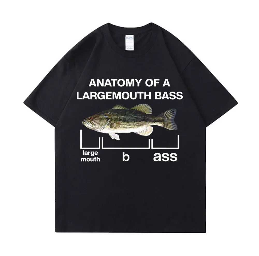 Buy a man to eat fish he teaches fish during the day a lifelong fun meme T-shirt for men unisex casual cotton T-shirtXJ250409