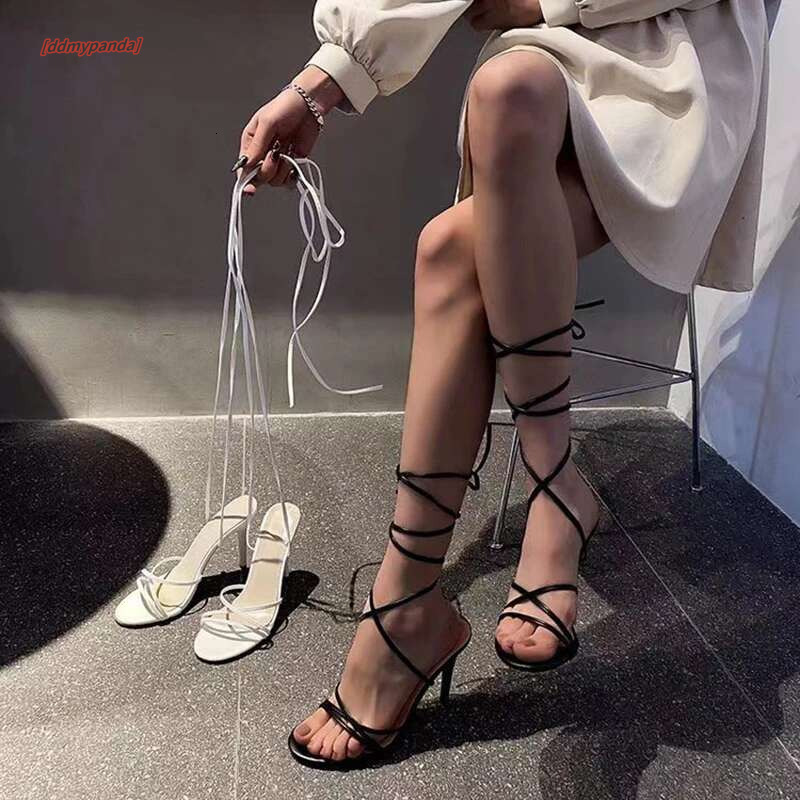 2024 Round Toe Strap High-heeled Sandals Women Platform Slippers Female Summer Orange Fashion Sexy Pumps Flip ps ddmypanda
