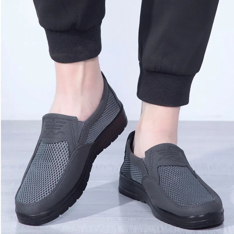 2024 Summer Sneakers Men Fashion Casual Walking Shoes Breathable Mens Loafers Zapatillas Hombre men casual shoes 250402