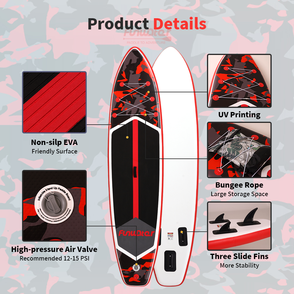FUNWATER Surfboards paddleboard 11'6" inflatable surfboard Padel wholesale Stand Up Paddle Board Surfboard Sport Sporting sup boards surfing