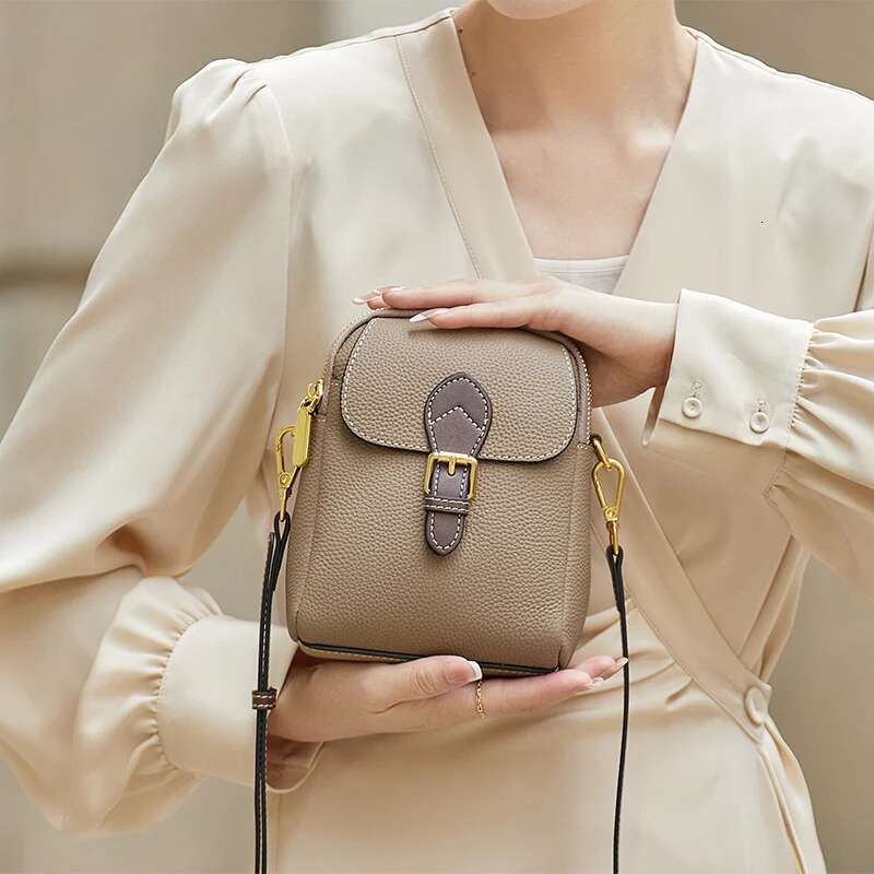Limited ZOOLER New Real Leather Crossbody Handmade Women Shoulder Messenger Bag Mobile Girls Rice Top Purses#Sc2069
