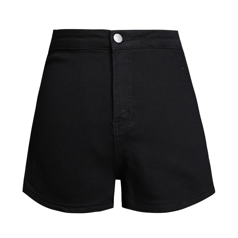 2025S Women s Designer Shorts, American High Waisted Elastic Denim Shorts Summer Hot Pants Spicy Girls Tight Buttocks Slimming Trend Beach Pants
