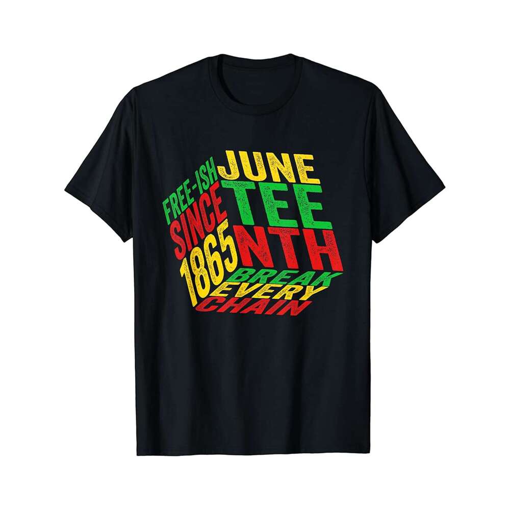 Designer T shirt Juneteenth Little Melanin Queen Black History African Girls - 220g Tshits