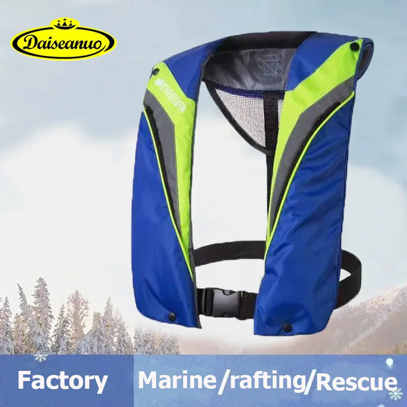 fishing vest self inflating life jacket with pockets Lite adult vest 150N 100N automatic kayak accessory 250409