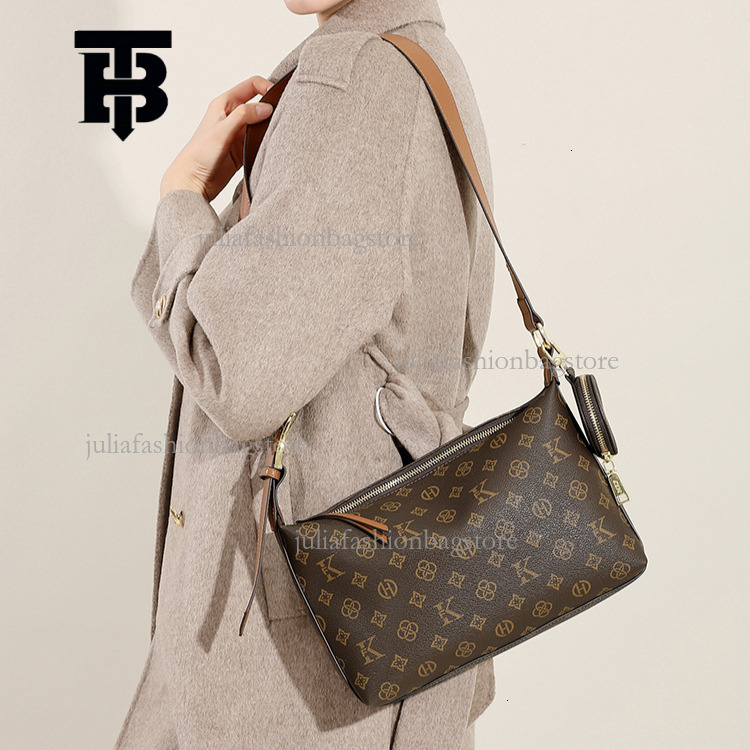 TB BHULAMTE Designer Luxury Commuter Women's Bag Autumn/winter Classic Retro Geometric Printed Cross Shoulder Bag Versatile Soft Leather Boston H