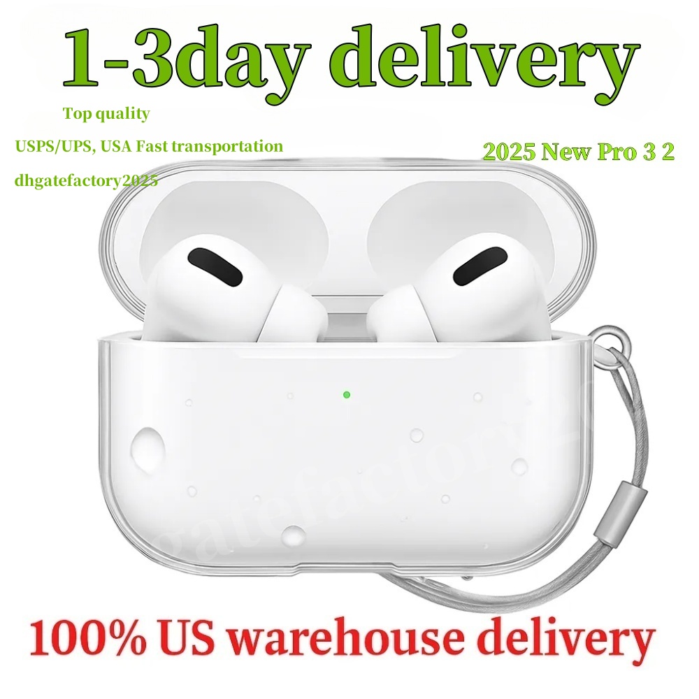 USA Stock New earbuds for Airpods Pro 3 4 4th Gen With ANC earbuds airpod Pro 2 anc USB C earphones wireless Bluetooth Headset USB-C charging port max Headphones case