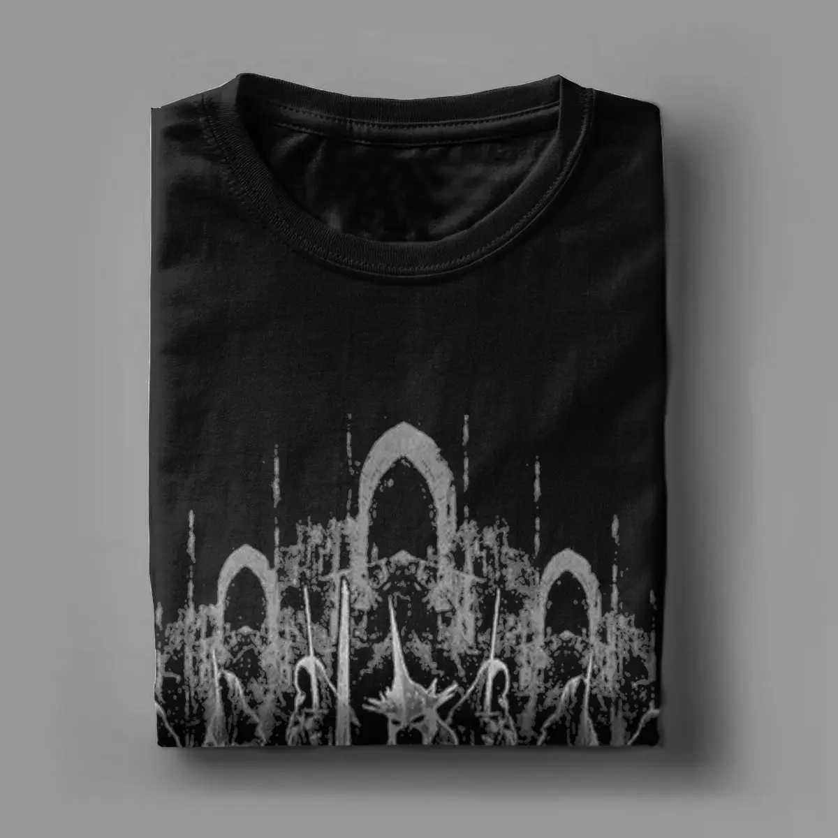Mens T-shirt Mordor L-Lords Of The R-Rings Fun Pure Cotton T-shirt Short Sleeve T-shirt Crewneck Top GiftXJ250409