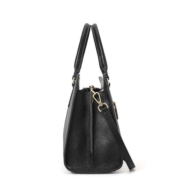 Aidrani Light Women's Genuine Leather 2024 New Commuter Handbag, Letter Cowhide Tote Bag, Large Capacity Purse