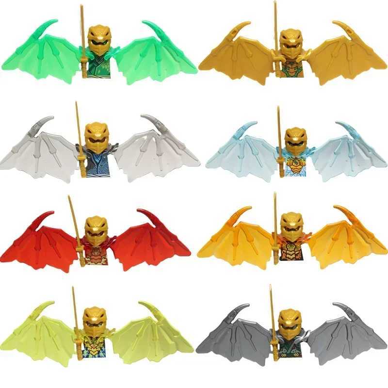 8 pieces/set of anime ninja characters Moro Nadahan Lloyd Kay Jay Zane Cole Nya Building Blocks Mini Action Characters Brick Toys Gifts X250409