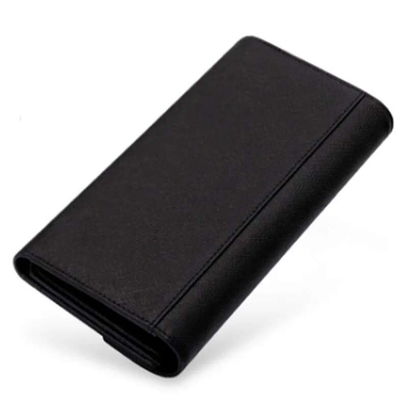 Fashion Women's Wallet Genuine Leather Trifold Designer Clutch Bag RFID Credit Card Holder Long Wallets For Women Gifts