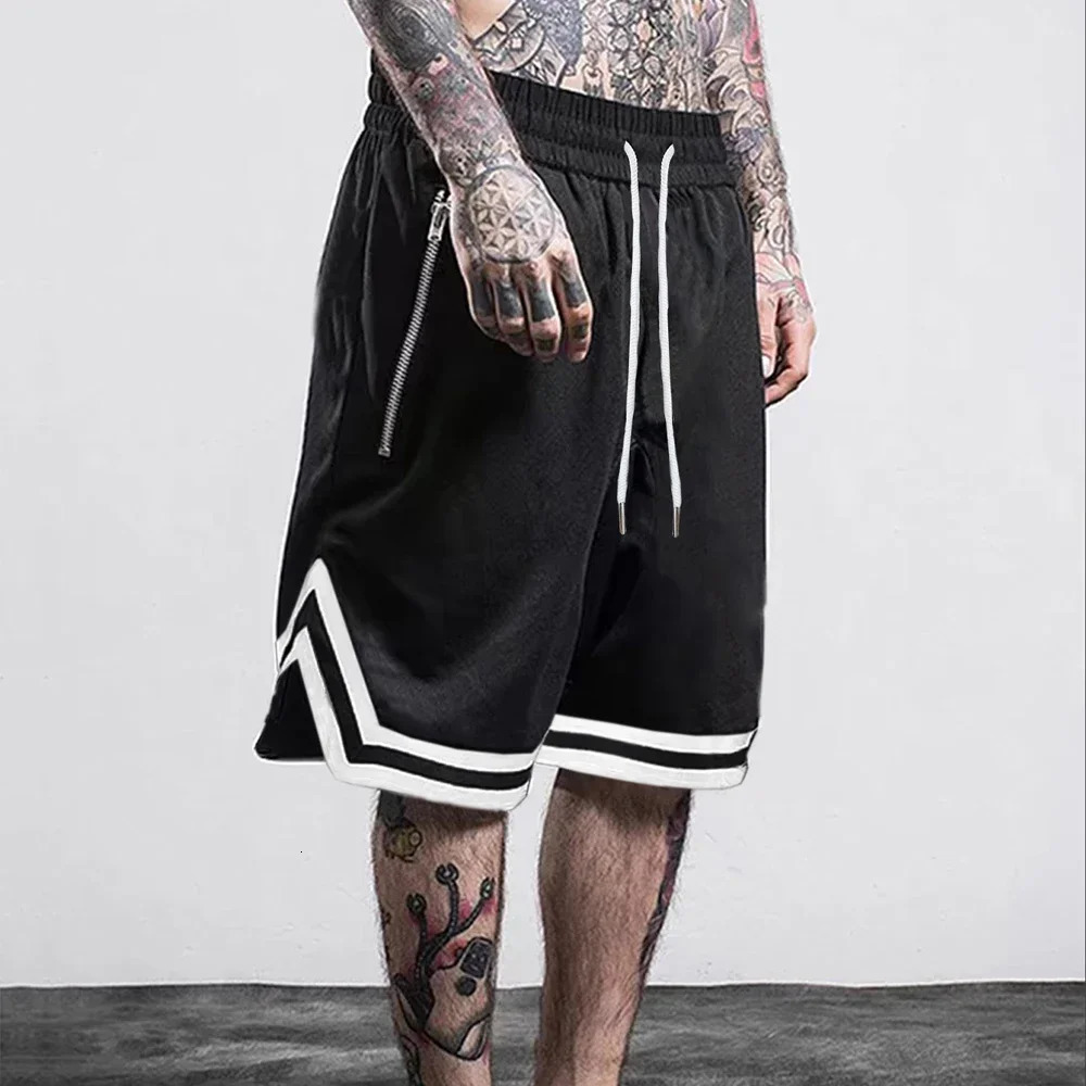 Mens Breathable Mesh Basketball Shorts - Quick Dry for Gym Jogging and Summer Outdoor Sports 250407