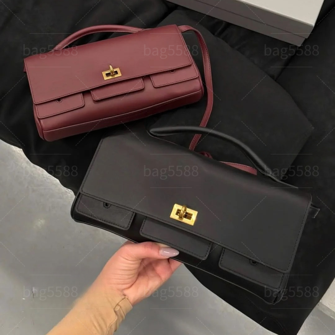 Top Quality Designer Bel Air Bag Underarm Bag Leather Chain Flap Bag Large Capacity Rodeo Bag Nano Handbag with Rotary Buckle Opening Closing Ladies Bag