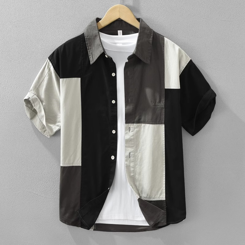 Summer men's thin short-sleeved shirt