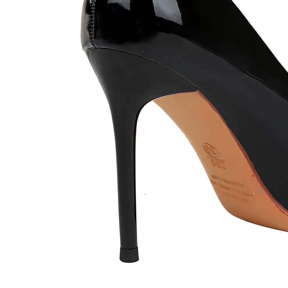 BIGTREE Crystal Party Shoes Women Blue White Patent Leather Fashion Female High Heels Shallow Wedding Pumps Stiletto 2025