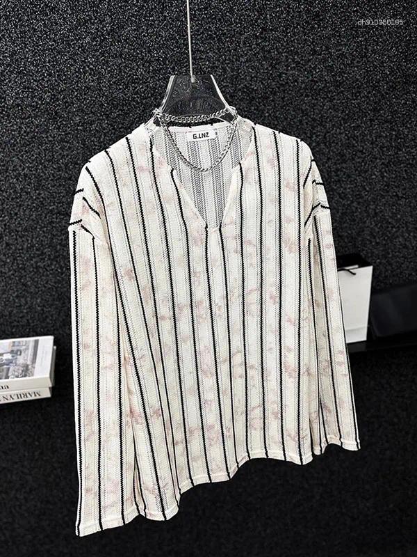 Mens T Shirts Fashion Tops Tees 2025 Runway Luxury European Design Short Print Party Style T-Shirts Clothing