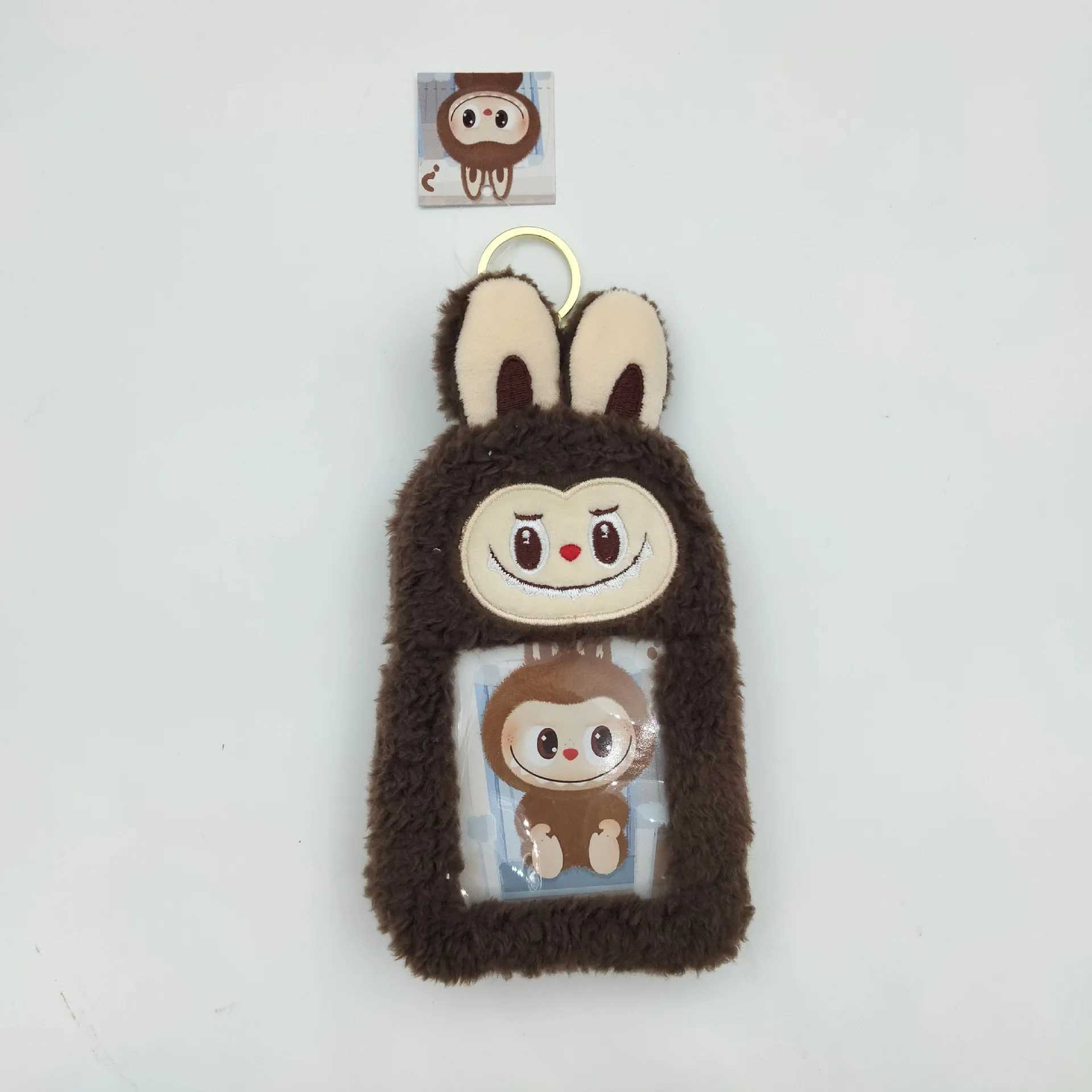 1 cartoon plush wallet card bag plush small wallet bank card storage bagXJ250409